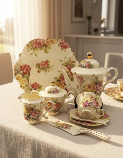 Royal Albert Style Tea Set – Design : KY1028