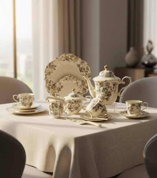 Royal Albert Style Tea Set – Design : KY2204
