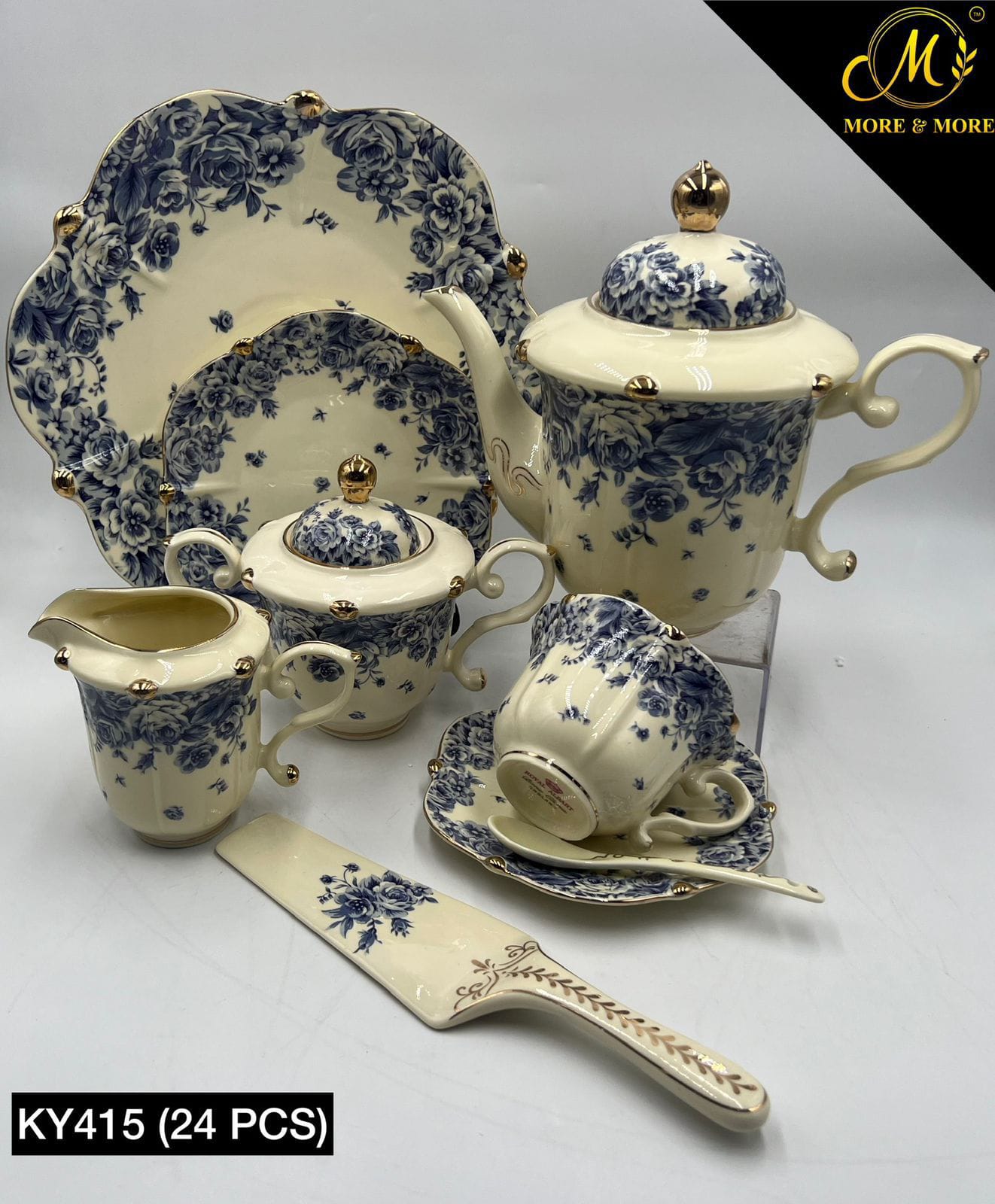 Royal Albert Style Tea Set – Design : KY415