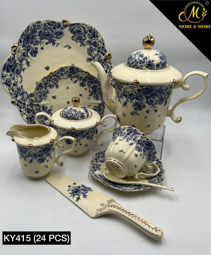 Royal Albert Style Tea Set – Design : KY415