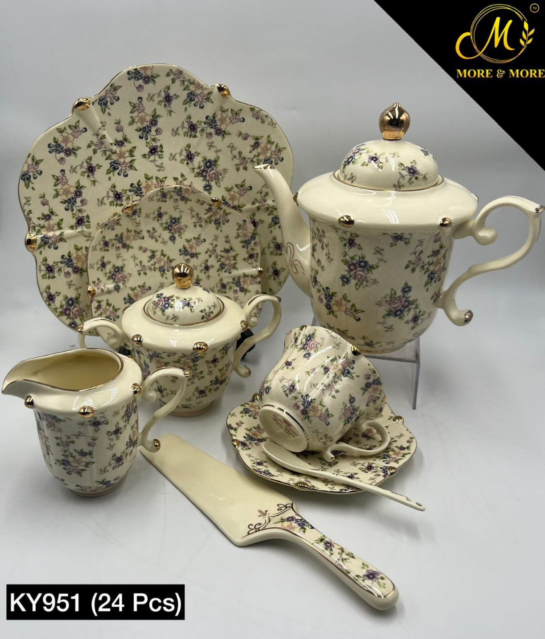 Royal Albert Style Tea Set – Design : KY951