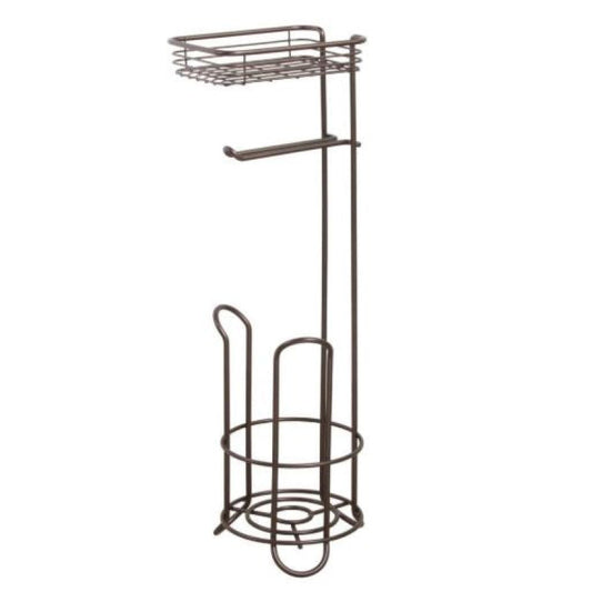 Toilet Paper Holder Freestanding Bathroom Toilet Paper Holder Stand and Dispenser