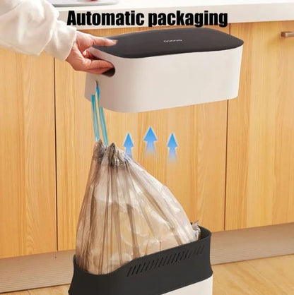 Trash Bin, Hygienic Narrow Trash Can, Contactless Trash Can Large Capacity Trash Can, 8L Garbage Can