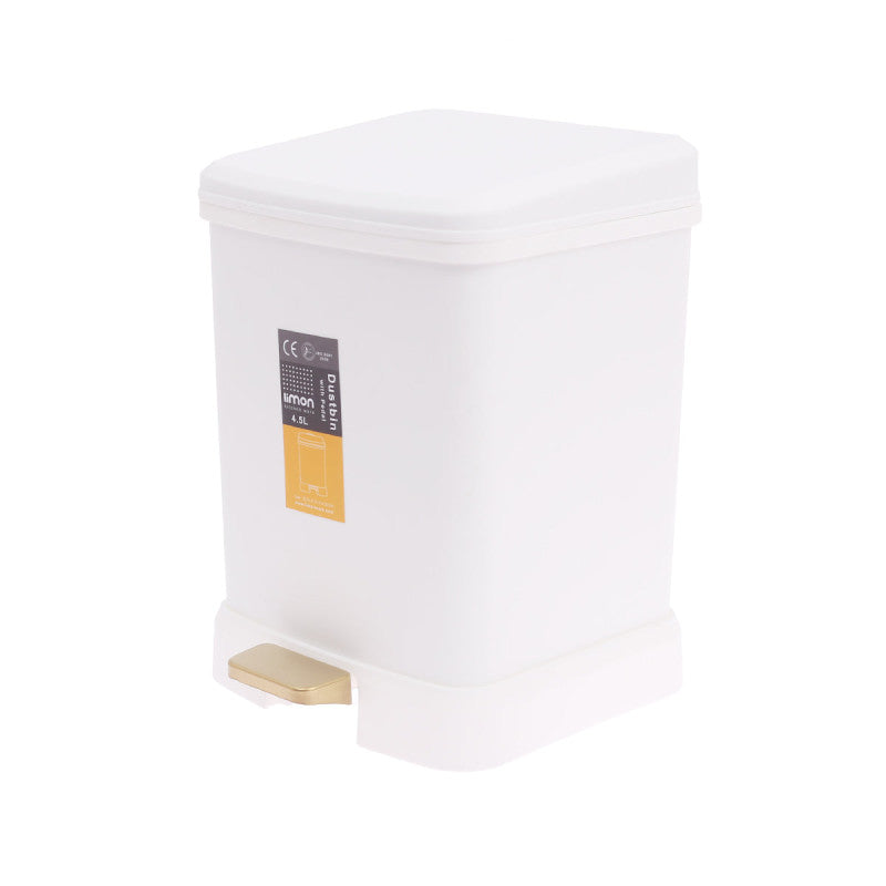 Limon Smart Bin 4.5L Pedal-Operated Trash Can with Detachable Inner Basket – Compact Waste Bin for Home & Office | Adornia.pk
