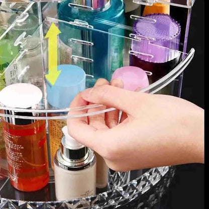 360 Rotating Makeup Organizer for Easy Access and Efficient Storage - Makeup Organizer 360 Rotating