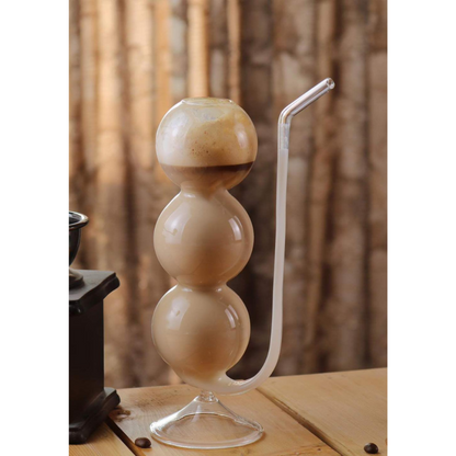 Multi-Purpose Bubble Glass With Straw