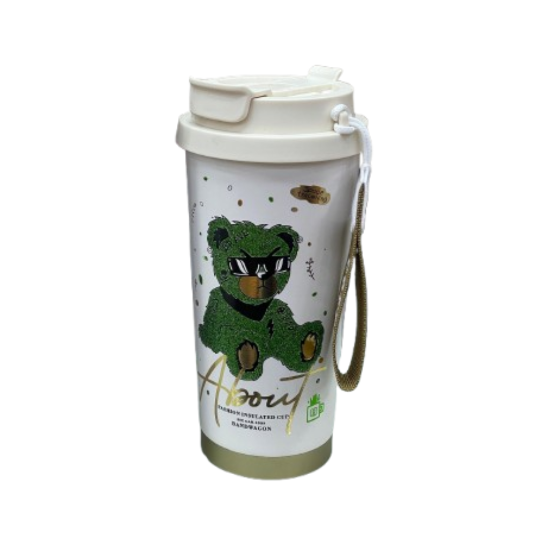 Stylish Bear Vacuum Insulated Flask