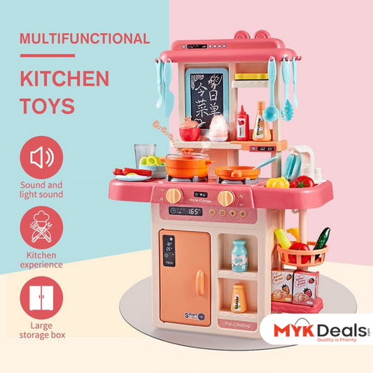 42Pcs Modern Kitchen Set - Kid Kitchen Toy Set