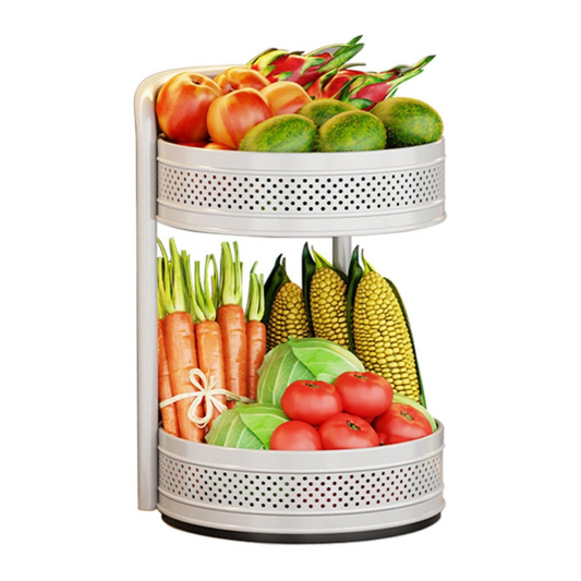 360° Rotating Double Layer Spice Rack