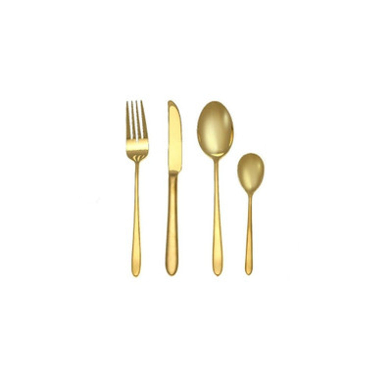 Arshia Stainless Steel Cutlery Set 86pcs Gold