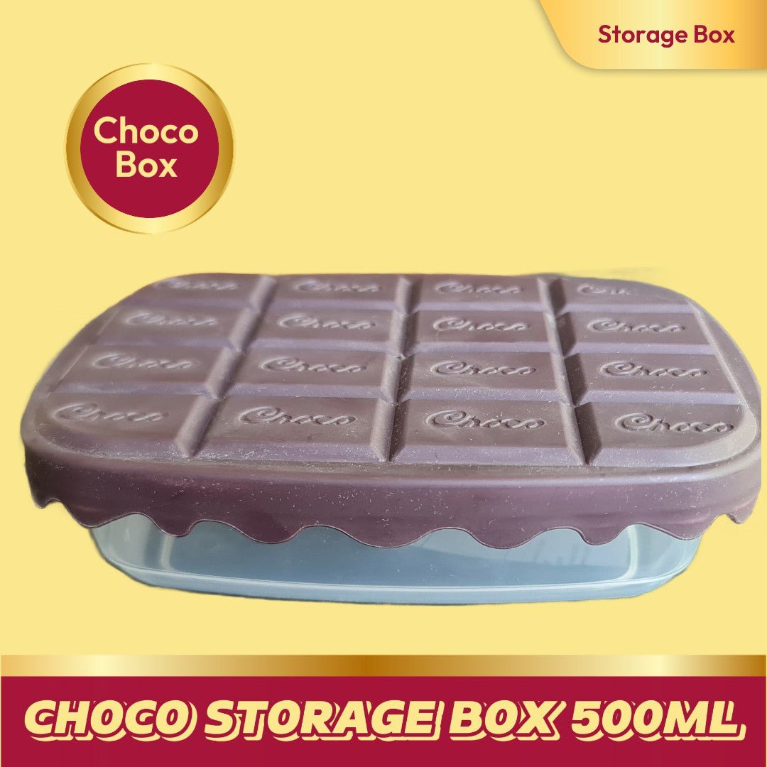 1 Pcs Set  Plastic Choco Box For Kids 500 ml (L6.7xW4.9xH3.9) Inches