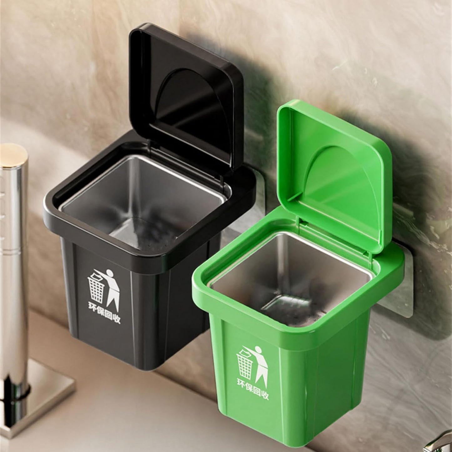 Wall Mounted Ashtray, Outdoor Smokeless Metal Ashtray for Home, Desktop Ashes for Office and Smoking Areas