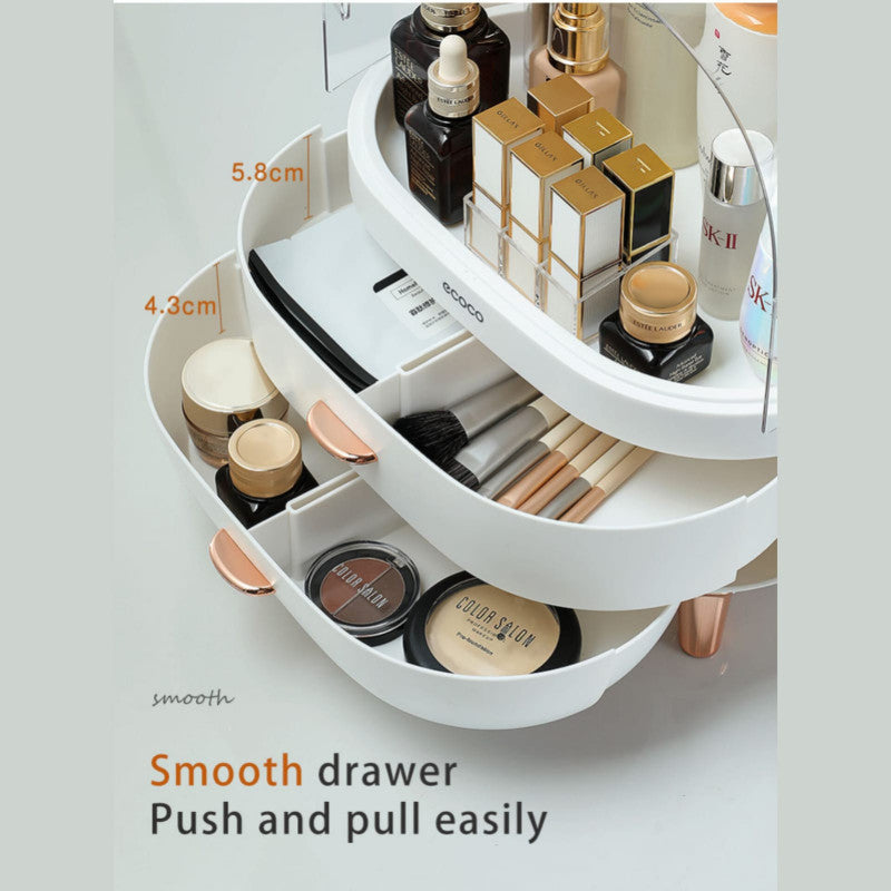 Ecoco Multi Compartment Cosmetic Storage Organizer