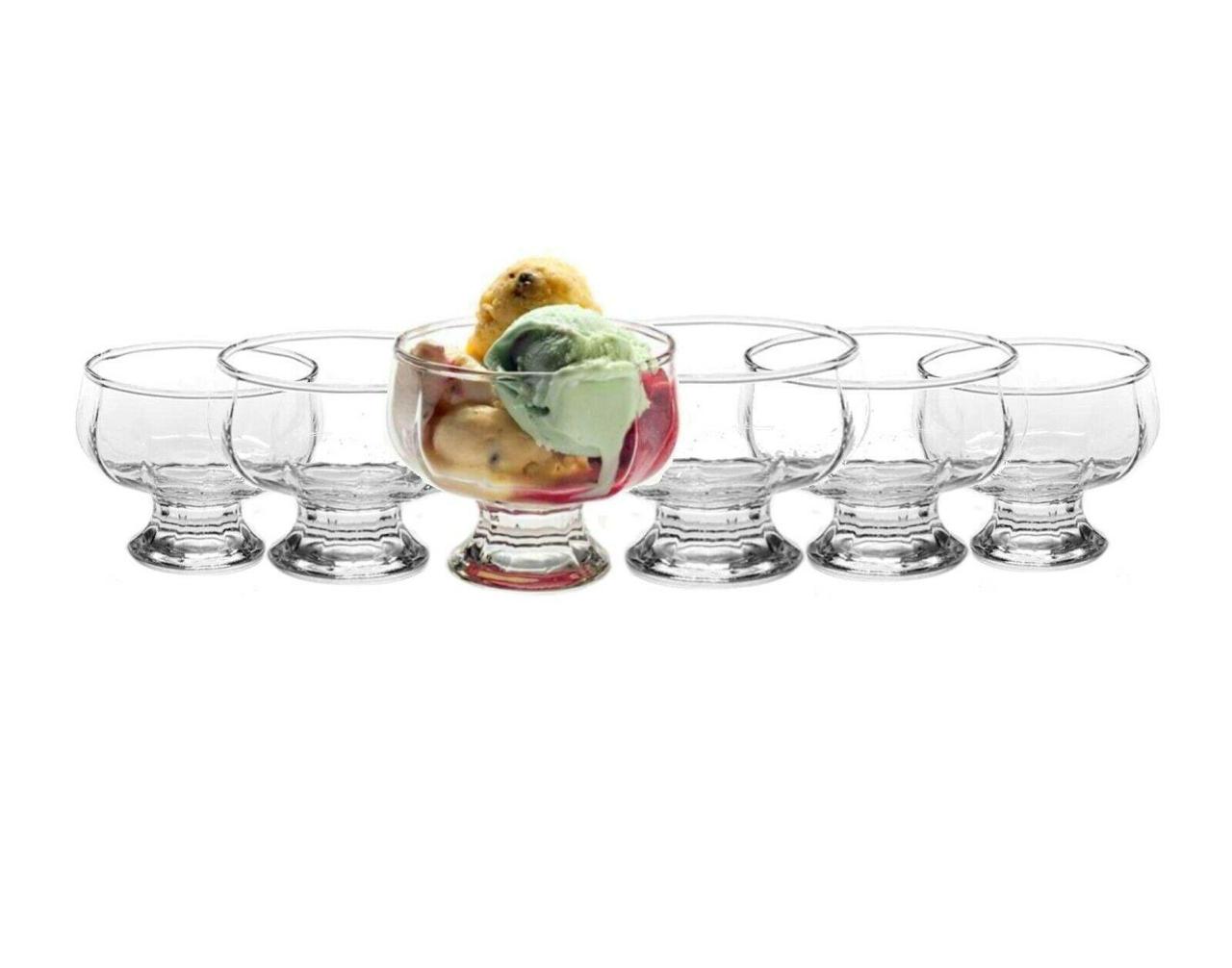 6-Pcs Round Dessert Serving Bowl | Delight Serving Cup 225ml