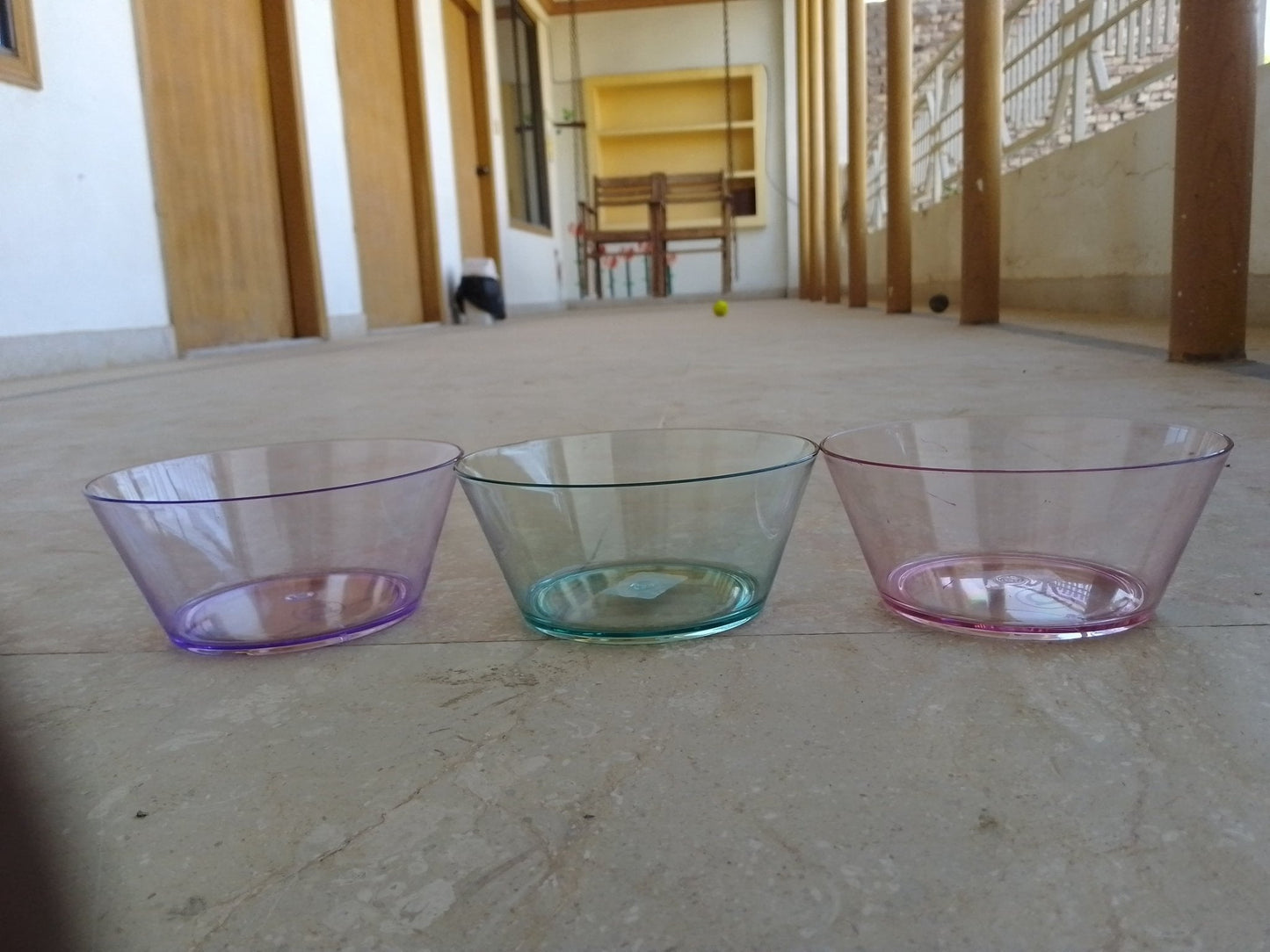 6 Pcs Acrylic Transparent Bowl