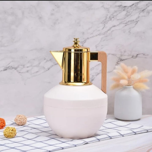 Luxury Design Gold Top Thermos Coffee/Tea Pot Kettle