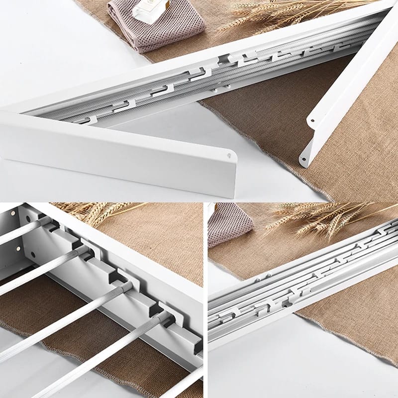✨ Folding Aluminum Clothes Drying Rack – Smart Space Saving Solution! ✨
