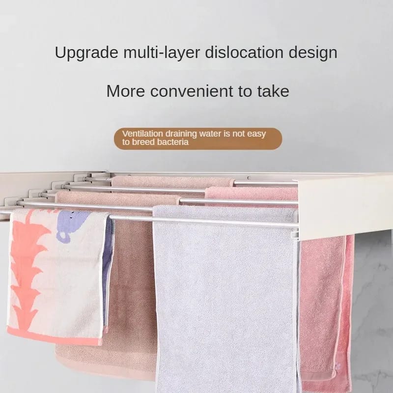 ✨ Folding Aluminum Clothes Drying Rack – Smart Space Saving Solution! ✨