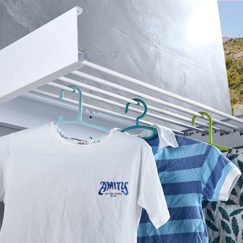 ✨ Folding Aluminum Clothes Drying Rack – Smart Space Saving Solution! ✨