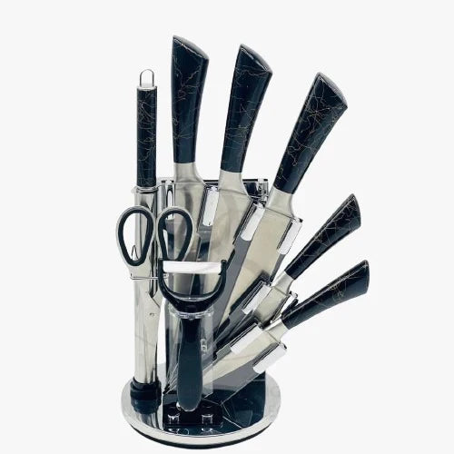 Revolving Knife Set - 8 Essential Tools