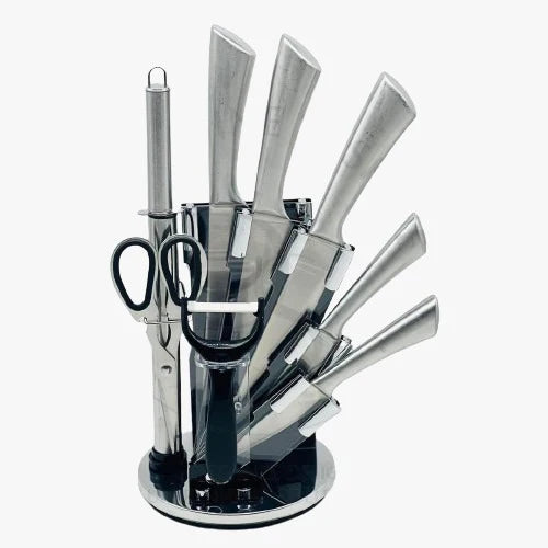 Revolving Knife Set - 8 Essential Tools