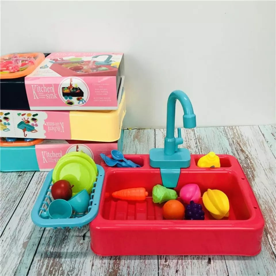 Large Kitchen Sink toy with Running Water