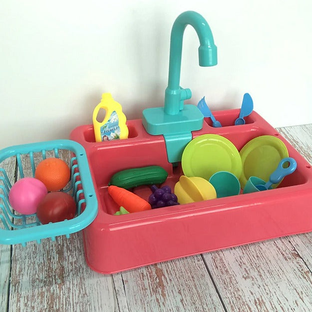 Large Kitchen Sink toy with Running Water