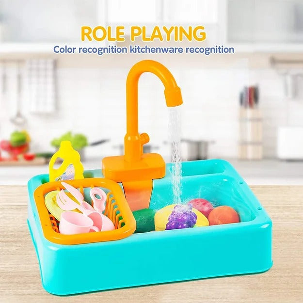 Large Kitchen Sink toy with Running Water