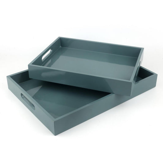 Modern Serving Tray (Cadet Blue)