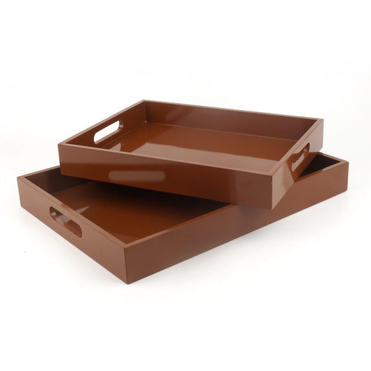 Modern Serving Tray (Brown)