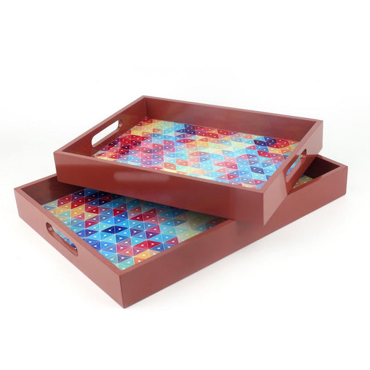 Modern Serving Tray (Multicolor)