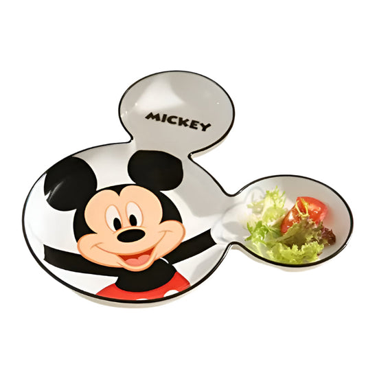 Disney Mickey Mouse Two Ears Snack Serving Plate