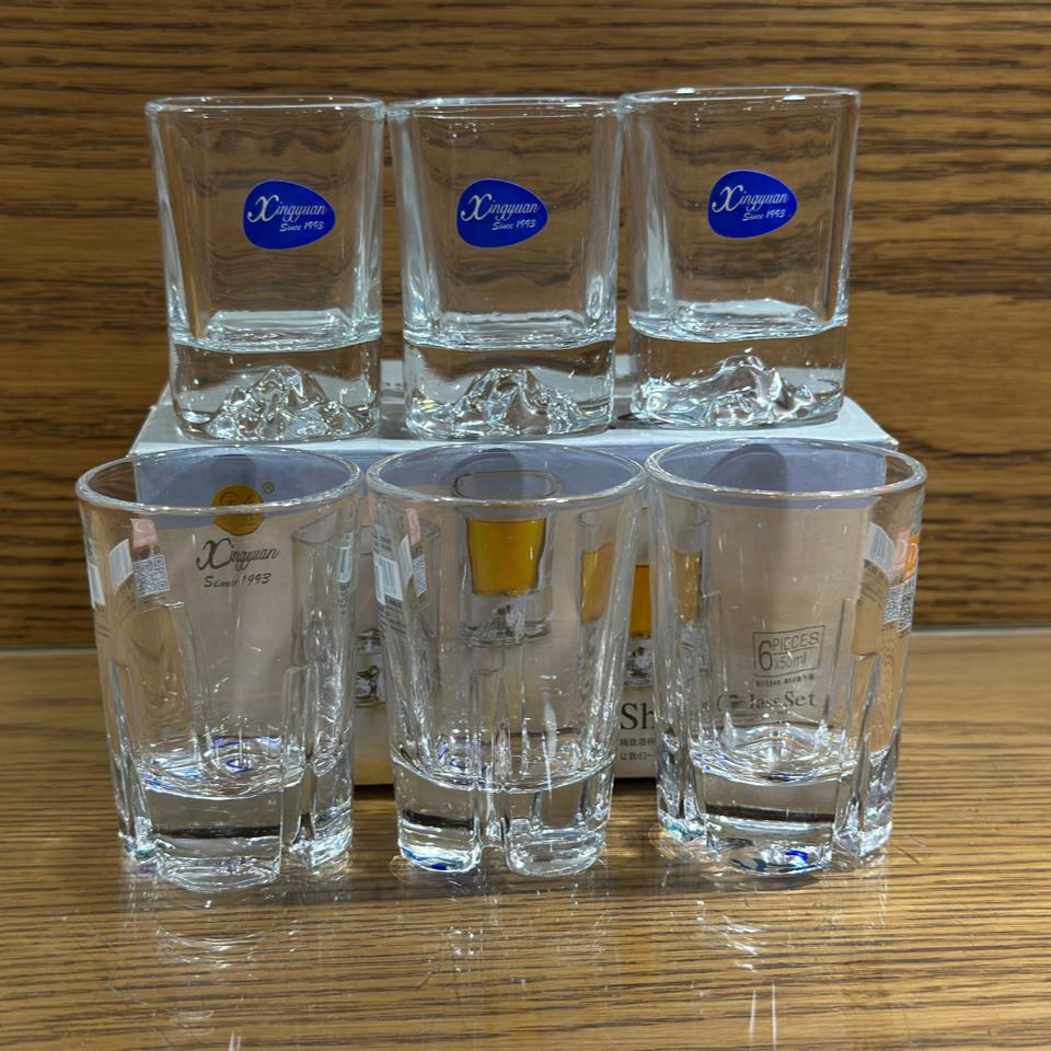 6 Pcs Mini Glassware Set