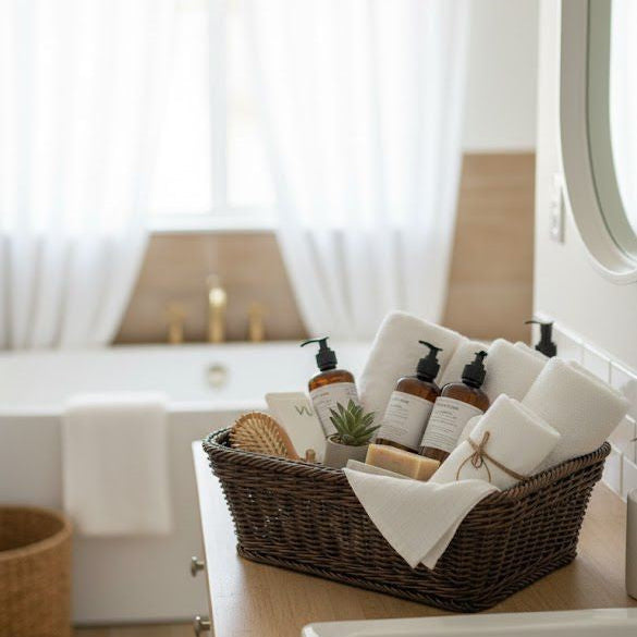 Handmade Square Basket by Ziba