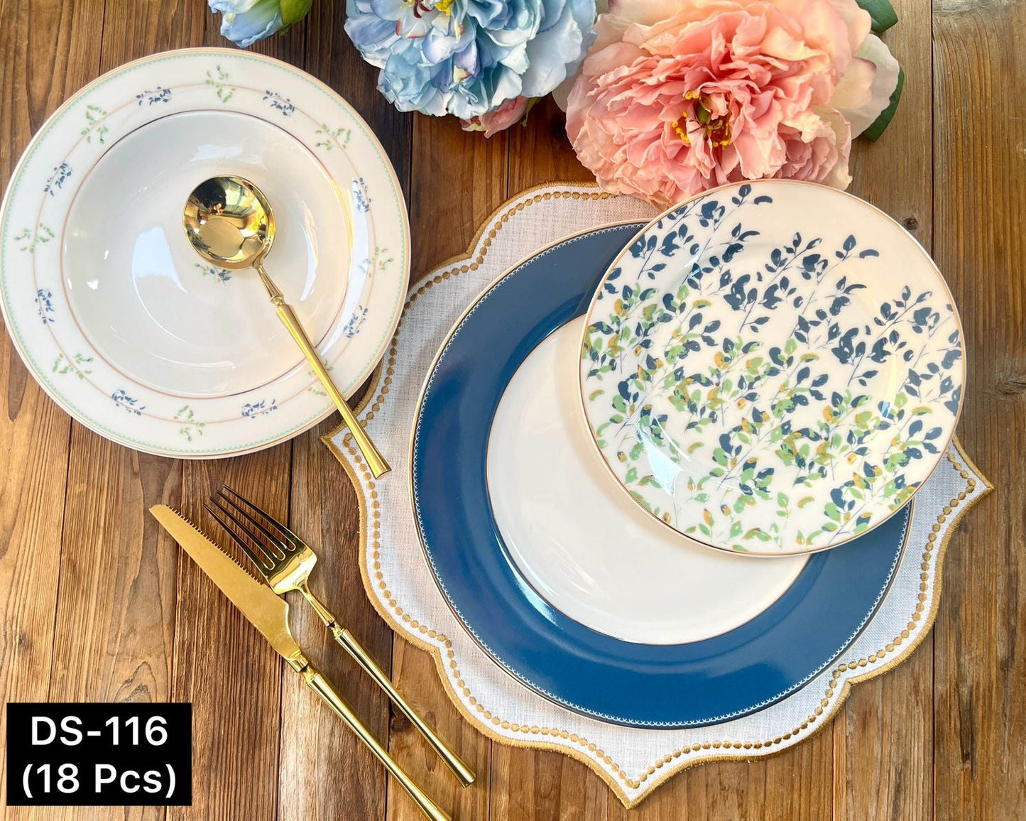 DS-116 18 PCS PLATE SET