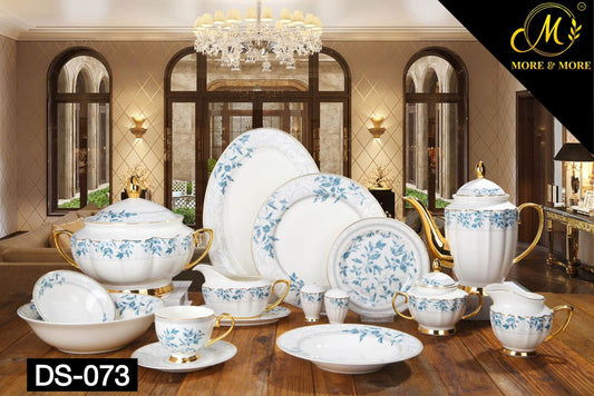 Johnson Bros Inspired Royal Floral Bone China Luxury Dinner Set | 65 & 89 Piece DS-124