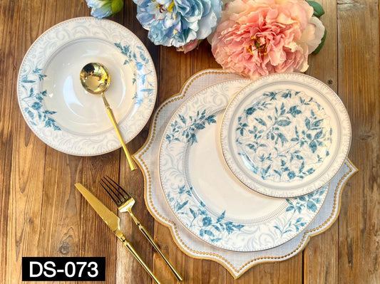 Luxury Johnson Bros inspired 18-Piece Plate Set – Experience the fine Dine Luxury DS-73