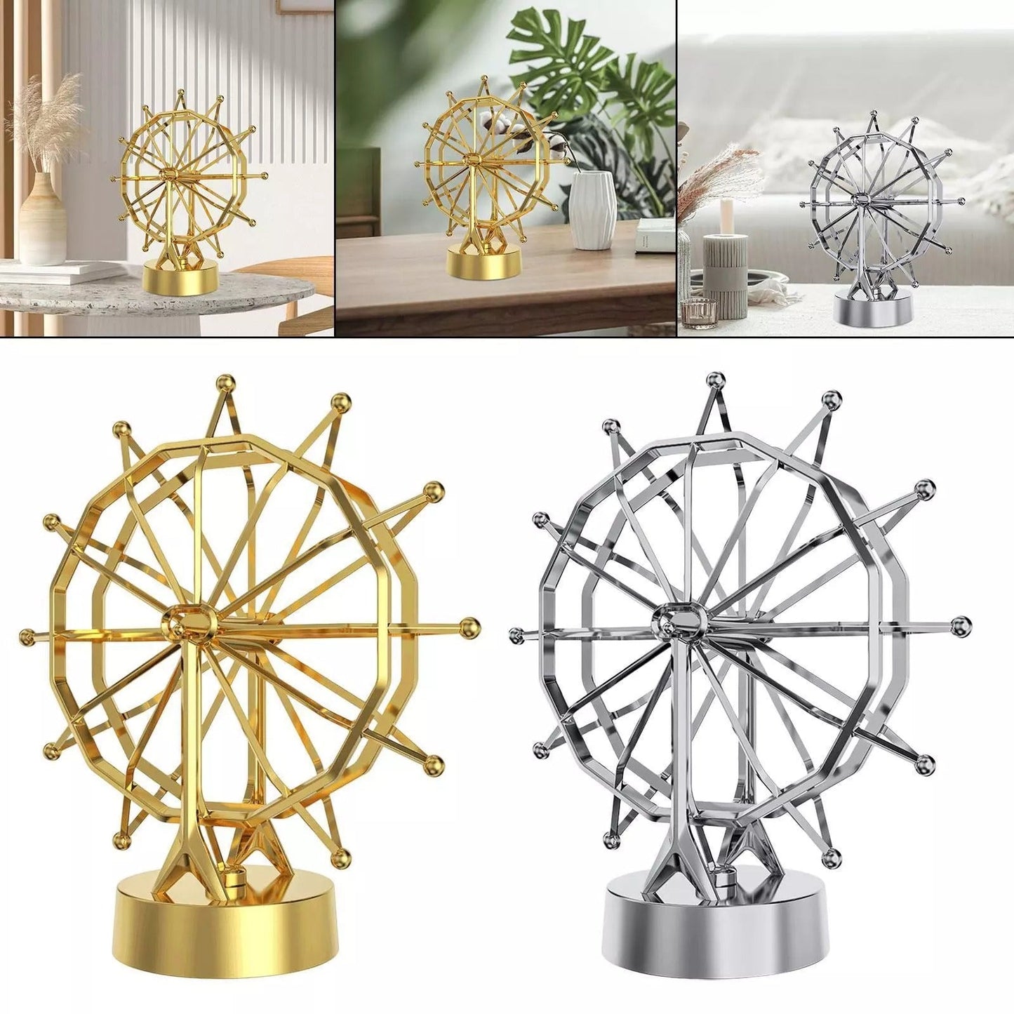 Perpetual Motion Ferris wheel Megnetic Swings