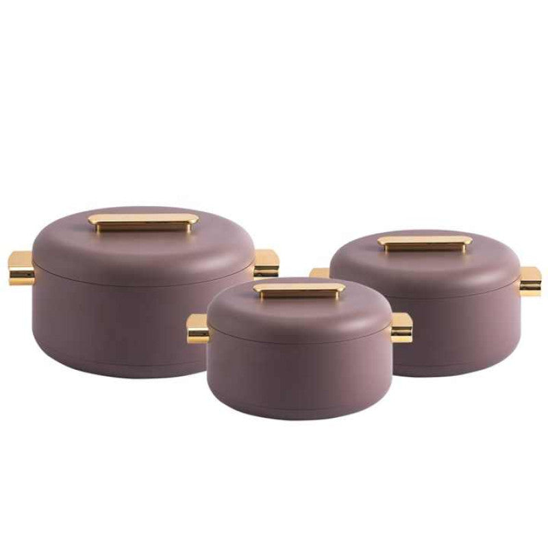 Elegant Design 3 pcs Insulated Hotpot Set