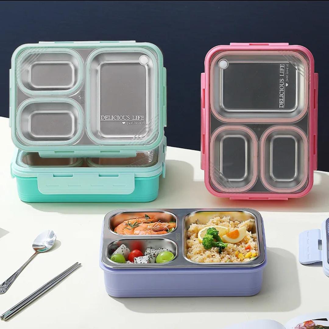 3-compartment lunch box