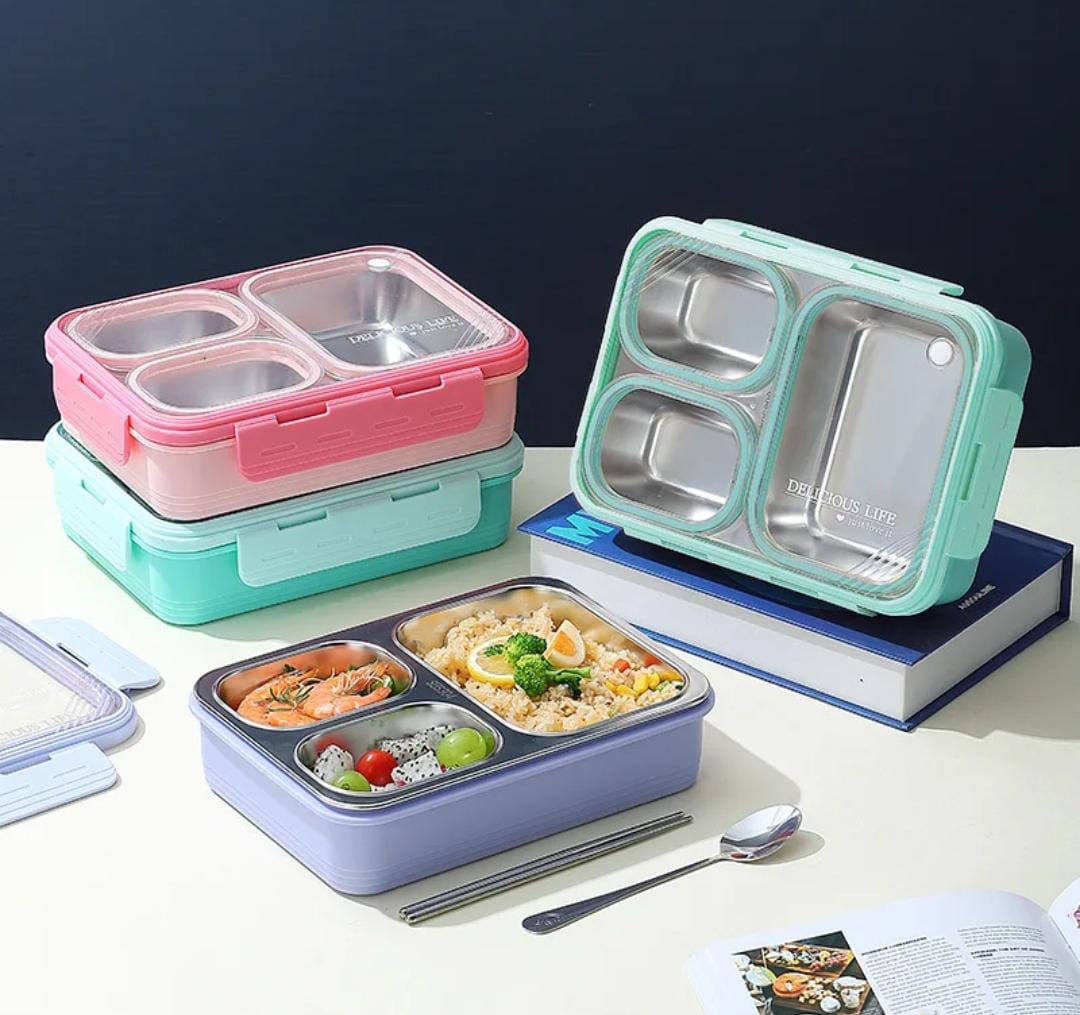 3-compartment lunch box