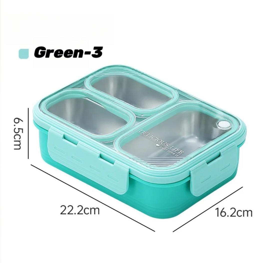 3-compartment lunch box