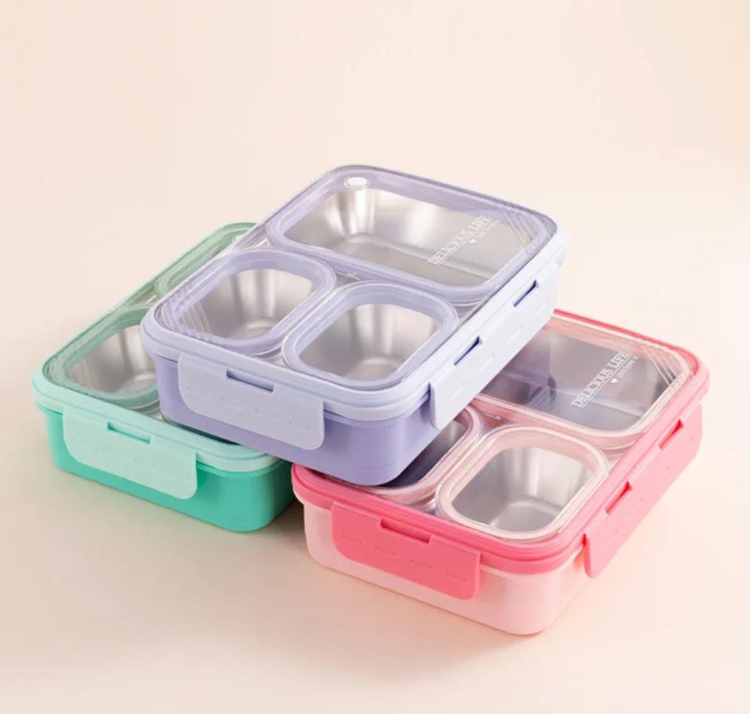 3-compartment lunch box