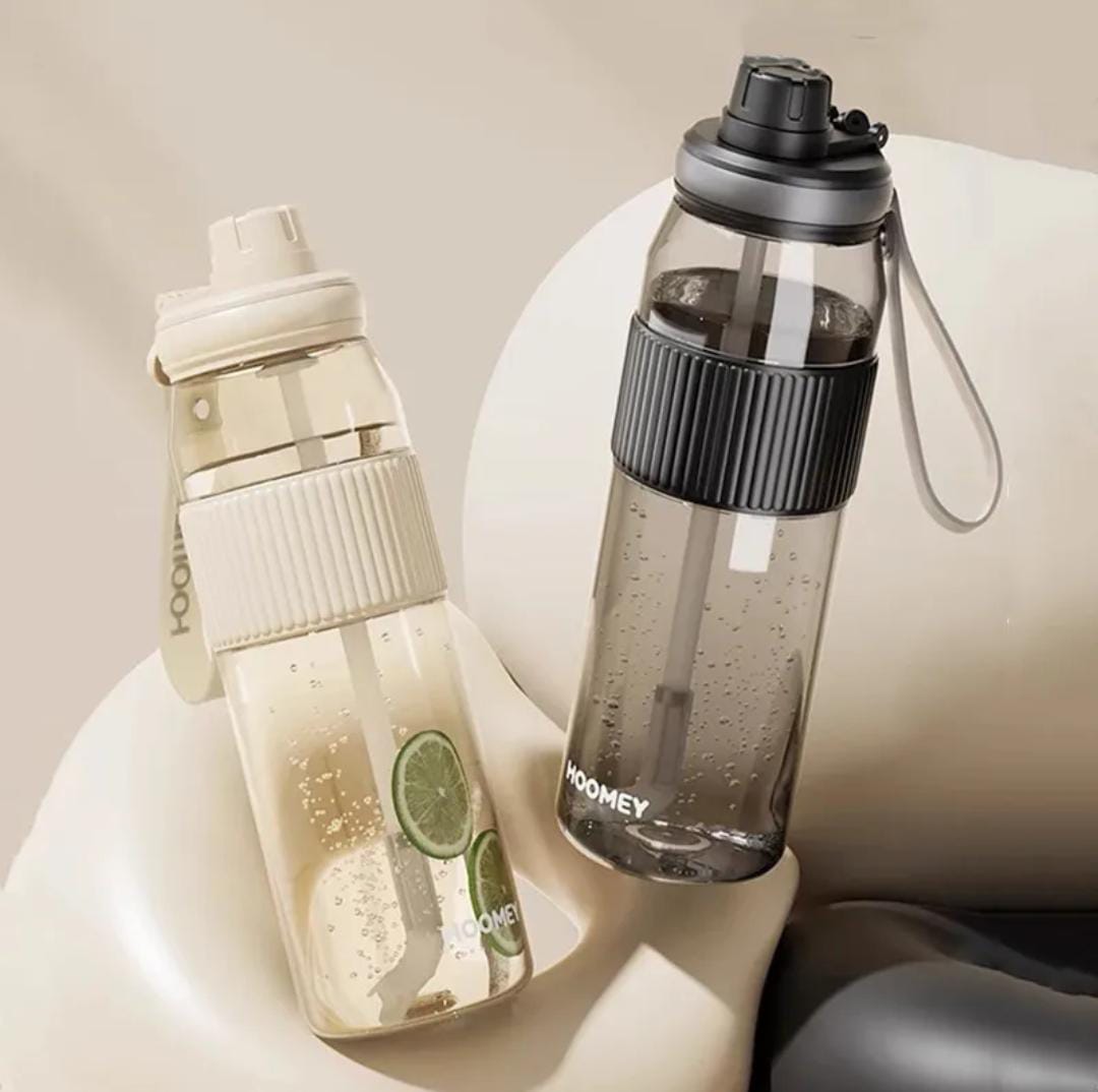 Tritan Water Bottle with Straw (1000ml)