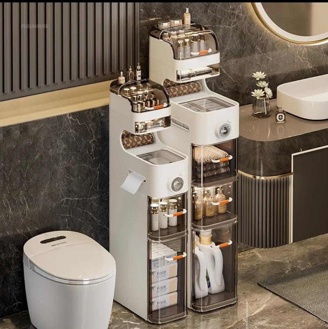 Tall & Narrow Multipurpose Cabinet Trolley