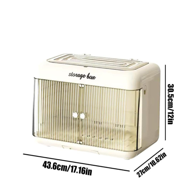 Double Door Cutlery Storage Box – Spacious Kitchen Organizer for Spoons, Forks & Knives | Adornia.pk