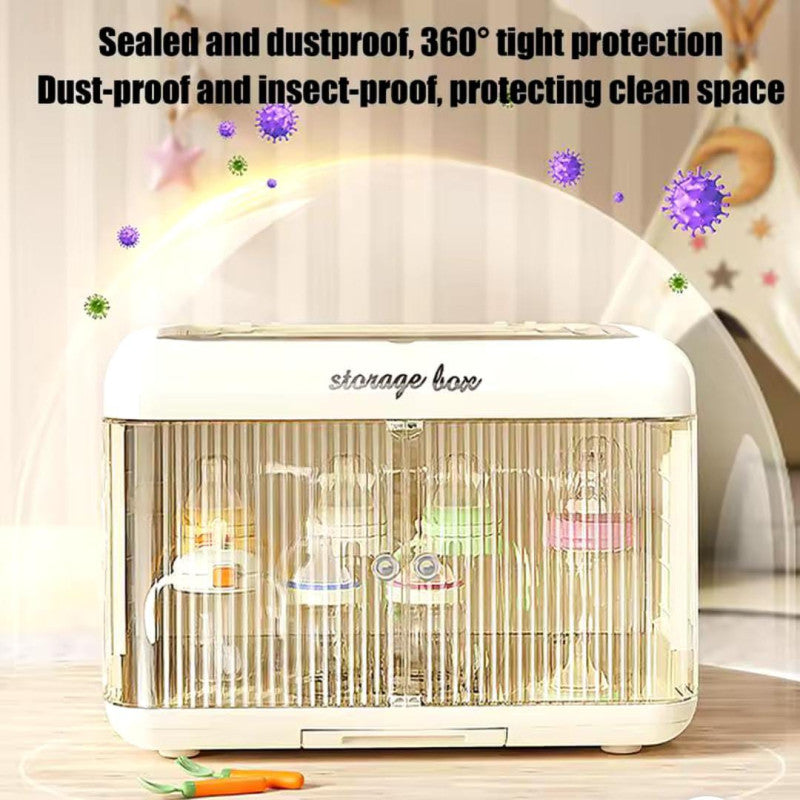 Double Door Cutlery Storage Box – Spacious Kitchen Organizer for Spoons, Forks & Knives | Adornia.pk