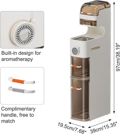 Tall & Narrow Multipurpose Cabinet Trolley