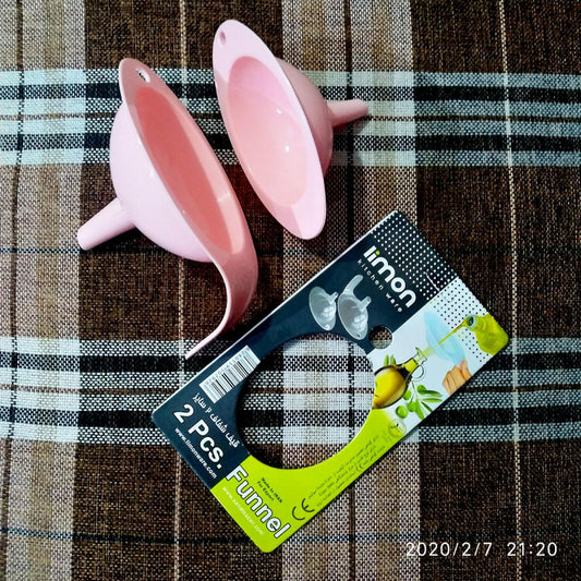 Limon Multipurpose Kitchen Funnel – Pack of 2 Durable Pouring & Straining Tools (110635) | Adornia.pk