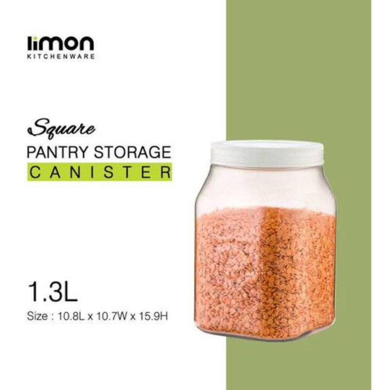 Limon Square Airtight Food Storage Container – Durable & Space-Saving | Adornia.pk